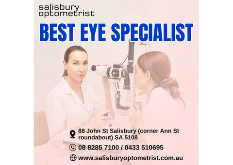 Best Eye Specialist in Clinic in Australia - Salisbury Optometrist