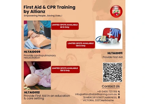 Empower Yourself & Save Lives: First Aid & CPR Training in Melbourne