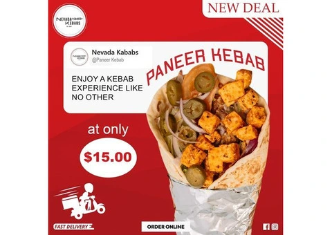 Delicious Kebab Delivery in North Shore Victoria by Nevada Kebabs