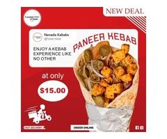 Delicious Kebab Delivery in North Shore Victoria by Nevada Kebabs