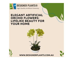 Elegant Artificial Orchid Flowers: Lifelike Beauty for Your Home