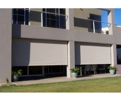 Highlight your outdoor space with Max Coombes' stylish Straight Drop blinds!