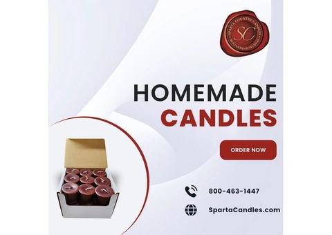 Sparta Candles: Discover Exquisite Local Homemade Candle Creations!