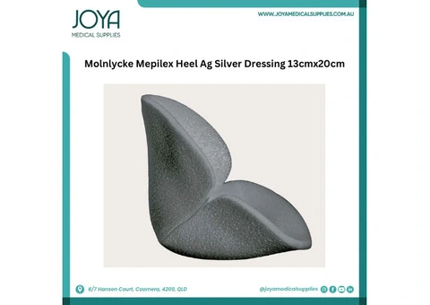Molnlycke Mepilex Heel Ag Silver Dressing 13cmx20cm - Joya Medical Supplies