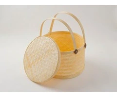 Go Green with Beautifully Handwoven Bamboo Basket for Sale