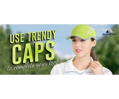 USE TRENDY CAPS TO COMPLETE YOUR LOOKS