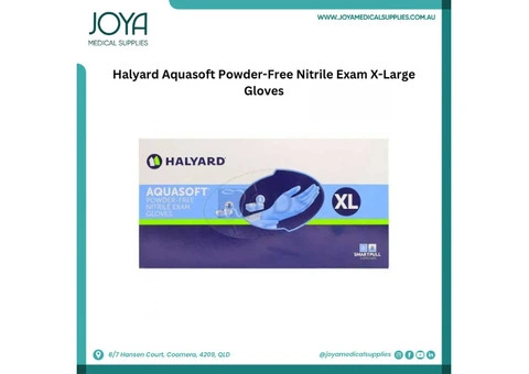 Halyard Aquasoft Powder-Free Nitrile Exam X-Large Glove Non-sterile | Australia