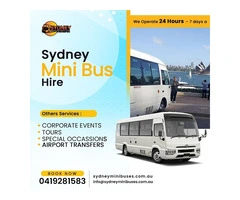 Enjoy a Splendid Journey with Sydney Mini Bus Hire Today