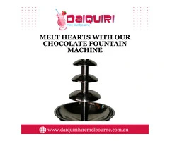 Melt Hearts with Our Chocolate Fountain Machine