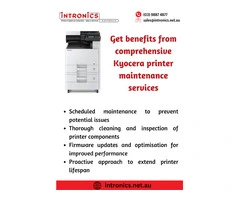 Get benefits from comprehensive Kyocera printer maintenance services