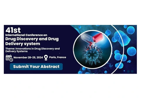 41st International Conference on  Drug Discovery and Drug delivery system