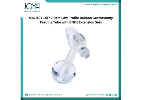 MIC-KEY 14Fr 2.0cm Low Profile Balloon Gastrostomy Feeding Tube with ENFit Extension Sets