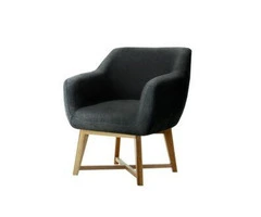 Artiss Aston Tub Accent Chair Charcoal