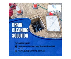 Professional Drain Cleaning Solution in Australia - Guru plumbing