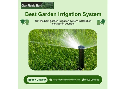 Upgrade Your Garden with Expert Irrigation Solutions from Clay Fields Hort!