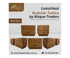 Luxurious Bedside Tables by Bisque Traders