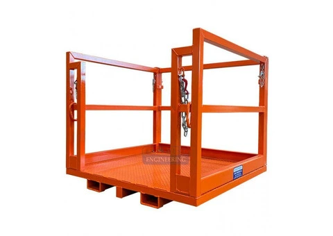 Forklift work platform to elevate personnel