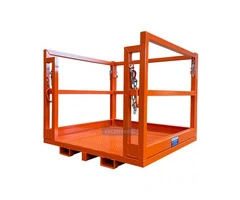 Forklift work platform to elevate personnel