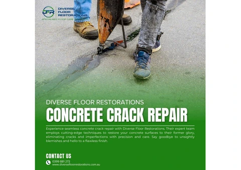 Flawless Floors Ahead With Diverse Floor Restorations' Crack Repair Concrete Floor