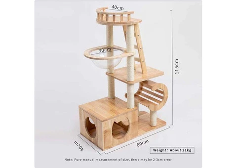 Wooden Cat Tree - 2/13