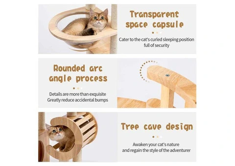 Wooden Cat Tree - 4/13