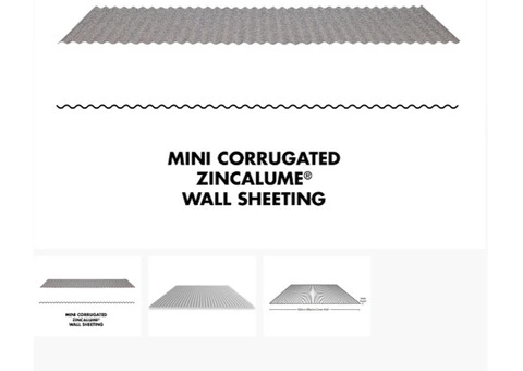 ZINCALUME Cladding Mini Corrugated