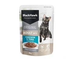 Black Hawk Original Chicken Tuna In Gravy Wet Cat Food