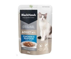 Black Hawk Original Wet Cat Food Chicken Seafood - VetSupply