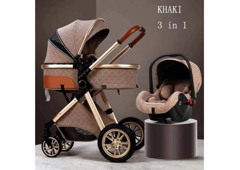 Safeguard your infants outdoors from harmful sun’s UV rays with a travel-friendly stroller 3 in 1
