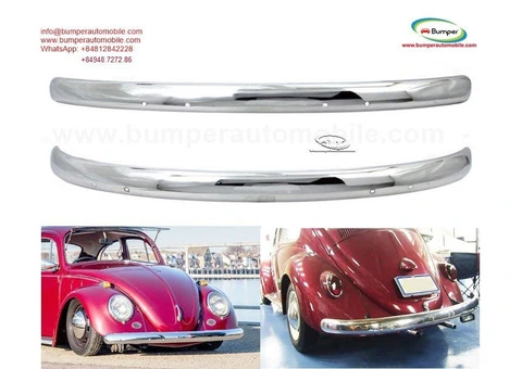 Bumpers VW Beetle blade style (1955-1972) by stainless steel - 4/4