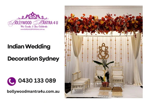 Indian Wedding Decorations in Sydney | Call 0430 133 089