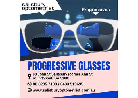 Progressive Glasses in South Australia - Salisbury Optometrist