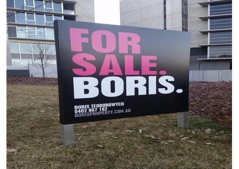 High-quality Real Estate Signage at Affordable Prices