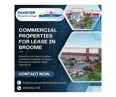 Commercial Properties for Lease in Broome | Frederick Street Commercial