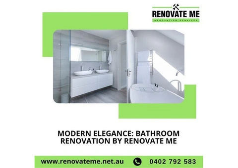 Best Bathroom renovation service in Adelaide