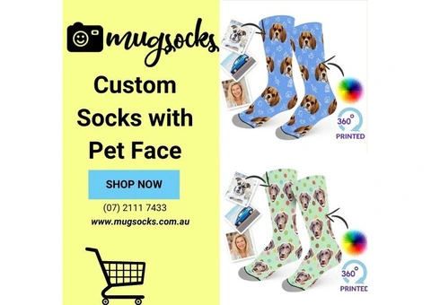 Custom Socks with Pet Face