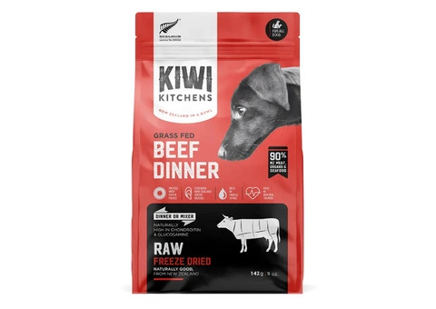 Kiwi Kitchens Freeze-Dried Dog Food Beef Dinner | VetSupply