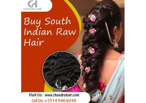 Buy South Indian Raw Hair - Chandra Hair