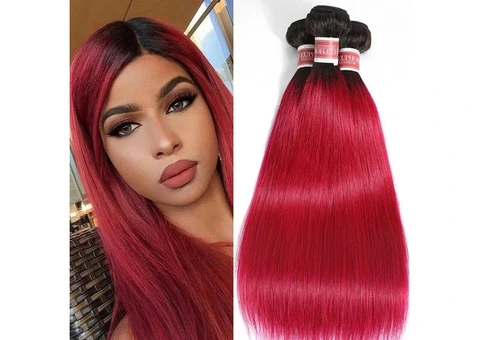 Brazilian Red Non-Remy Weave: Luxurious Hair for Glamourous You