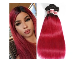 Brazilian Red Non-Remy Weave: Luxurious Hair for Glamourous You