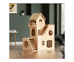 Wooden Cat House Indoor