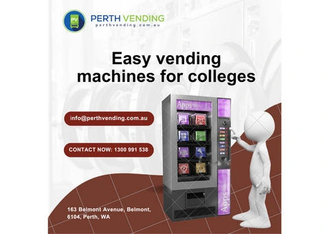 24/7 Access to Snacks and Supplies with College Vending Machines