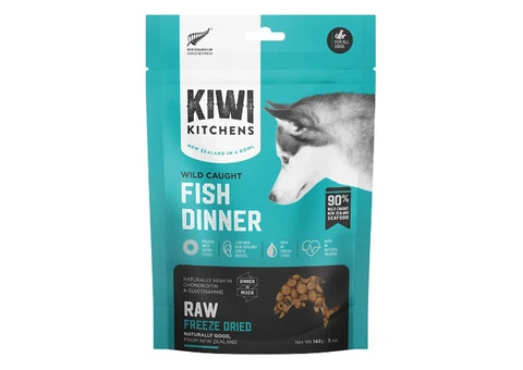 Kiwi Kitchens Fish Dinner Freeze-Dried Dog Food | VetSupply