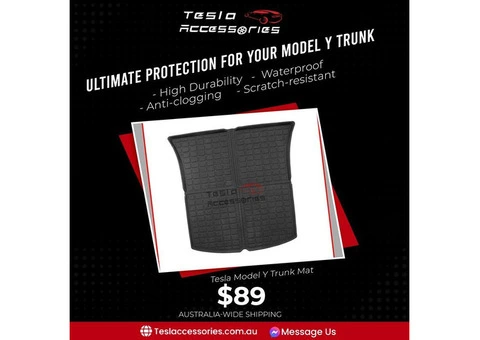 Upgrade Your Model Y Trunk: Introducing Our Premium Trunk Mat