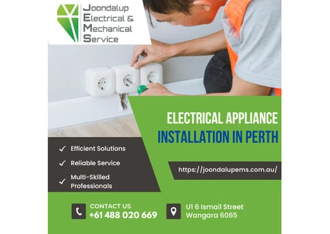 Upgrade Your Space with Electrical Appliance Installation