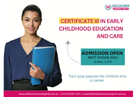 Shape Futures: Start Certificate 3 Childcare Courses in Perth Now!