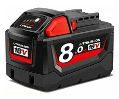 18V 8.0AH Milwaukee 48-11-1865 Power Tool Battery