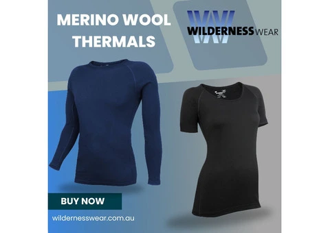 Premium Merino Wool Thermals From Wilderness Wear