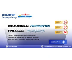 Commercial Properties for Lease in Broome | Frederick Street Commercial