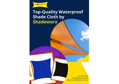 Top-Quality Waterproof Shade Cloth by Shadeworx